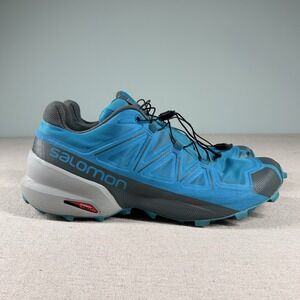 Salomon Blue and Gray Athletic Shoes